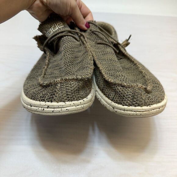 Hey Dude Wally Sox Mens Size 13 Brown Slip On Lightweight Comfort Casual Shoes main image 7